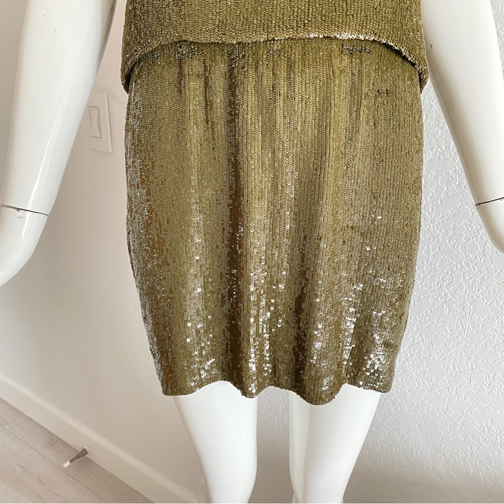 Haute hippie olive sequin dress - Picture 7 of 11